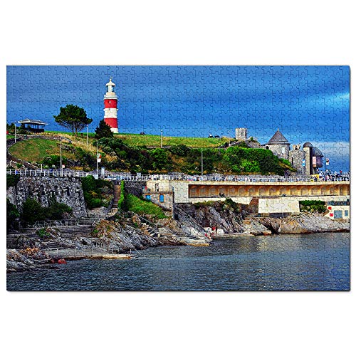 UK England Plymouth Smeaton's Tower Puzzle 1000 Teile Spiel Kunstwerk Reise Souvenir 52x38CM von AFHMZ