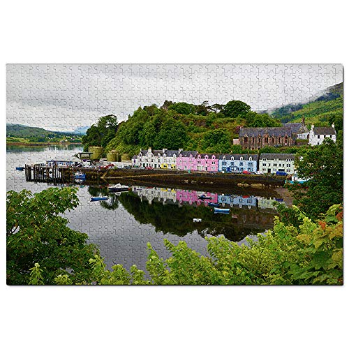 UK England Portree Puzzle 1000 Teile Spiel Kunstwerk Reise Souvenir 38x26CM von AFHMZ