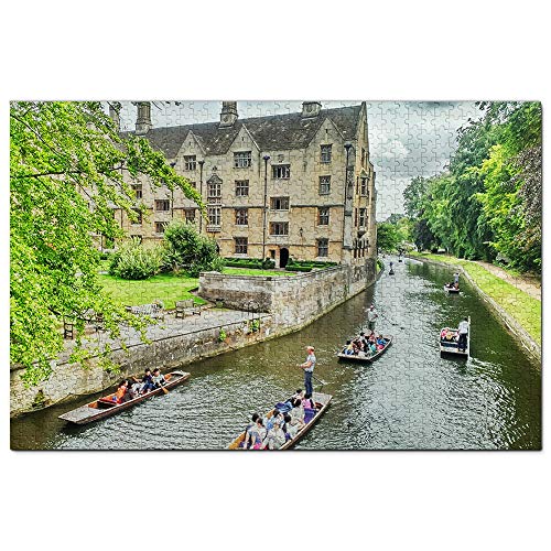 UK England University of Cambridge Puzzle 1000 Teile Spiel Kunstwerk Reise Souvenir 52x38CM von AFHMZ