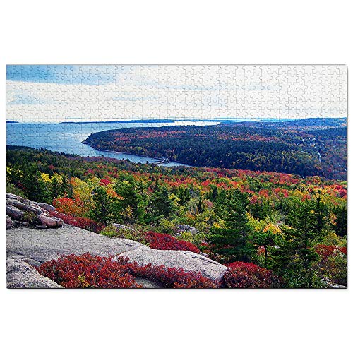 USA Amerika Acadia Nationalpark Maine Puzzle 1000 Teile Spiel Kunstwerk Reise Souvenir 38x26CM von AFHMZ