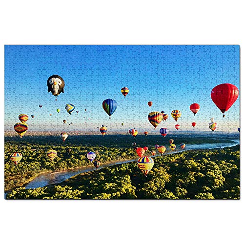 USA Amerika Albuquerque Heißluftballon Puzzle 1000 Teile Spiel Kunstwerk Reise Souvenir 38x26CM von AFHMZ