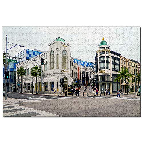 USA Amerika Beverly Hills Los Angeles Puzzle 1000 Teile Spiel Kunstwerk Reise Souvenir 52x38CM von AFHMZ