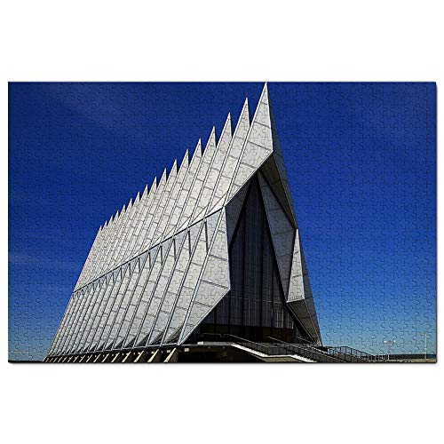 USA Amerika Colorado Springs Air Force Academy Puzzle 1000 Teile Spiel Kunstwerk Reise Souvenir 70x50CM von AFHMZ