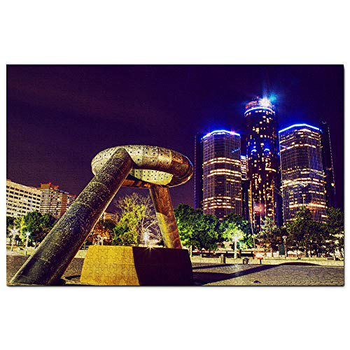 USA Amerika Detroit Michigan Puzzle 100 Teile Spiel Kunstwerk Reise Souvenir 45,5x35,5CM USA Amerika Detroit Michigan Puzzle 100 Teile Spiel Kunstwerk Reise Souvenir 45,5x35,5CM von AFHMZ