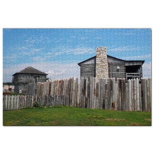 USA Amerika Fort Madison Iowa Puzzle 1000 Teile Spiel Kunstwerk Reise Souvenir 70x50CM von AFHMZ