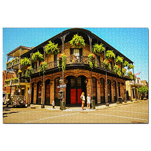 USA Amerika French Quarter New Orleans Puzzle 1000 Teile Spiel Kunstwerk Reise Souvenir 70x50CM von AFHMZ