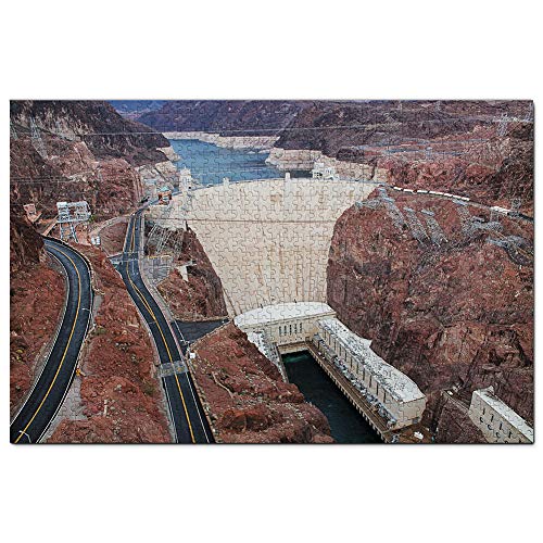 USA Amerika Hoover Dam Colorado River Nevada Puzzle für Erwachsene 1000 Teile Reisegeschenk Souvenir 70x50CM von AFHMZ