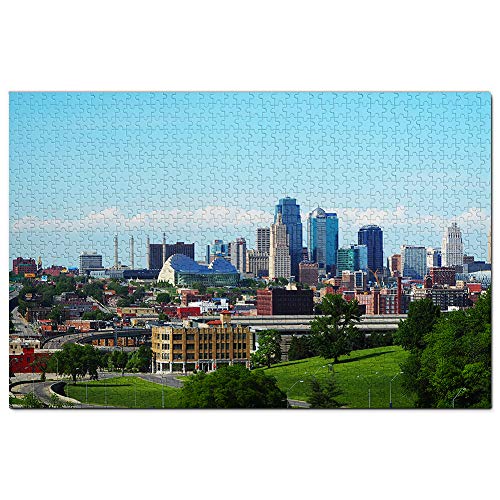 USA Amerika Kansas City Puzzle 1000 Teile Spiel Kunstwerk Reise Souvenir 38x26CM von AFHMZ