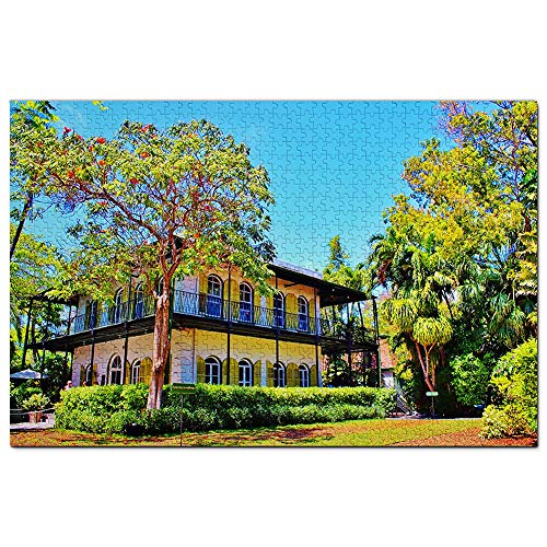 USA Amerika Key West Hemingway Haus Florida Puzzle 1000 Teile Spiel Kunstwerk Reise Souvenir 52x38CM von AFHMZ