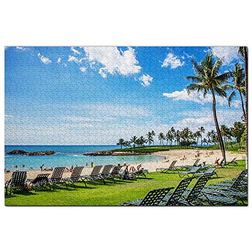 USA Amerika Lagune Ko Olina Hawaii Puzzle 1000 Teile Spiel Kunstwerk Reise Souvenir 52x38CM von AFHMZ