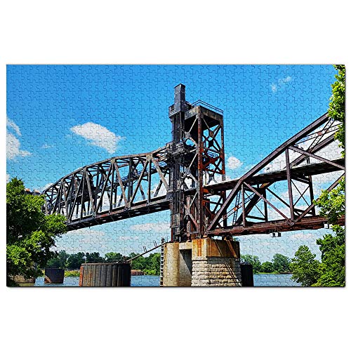 USA Amerika Little Rock Arkansas Bridge Puzzle 2000 Teile Spiel Kunstwerk Reise Souvenir 70x100CM von AFHMZ