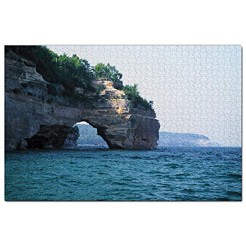 USA Amerika Munising Pictured Rocks Michigan Puzzle 1000 Teile Spiel Kunstwerk Reise Souvenir 38x26CM von AFHMZ