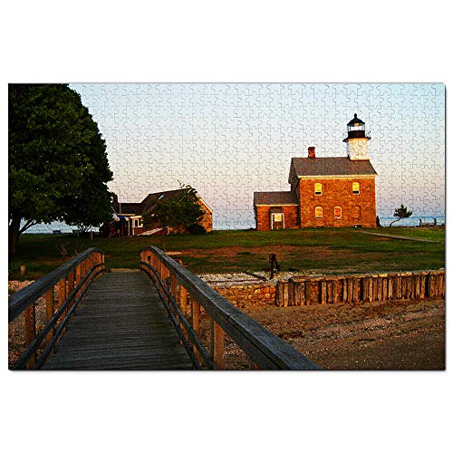 USA Amerika Norwalk Sheffield Island Leuchtturm Puzzle 1000 Teile Spiel Kunstwerk Reise Souvenir 38x26CM von AFHMZ