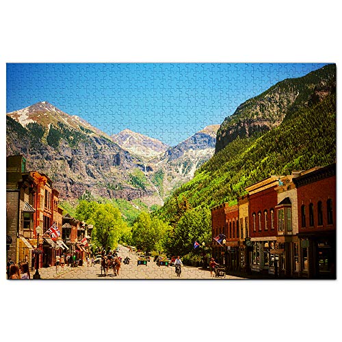 USA Amerika Telluride Colorado Puzzle 1000 Teile Spiel Kunstwerk Reise Souvenir 70x50CM von AFHMZ