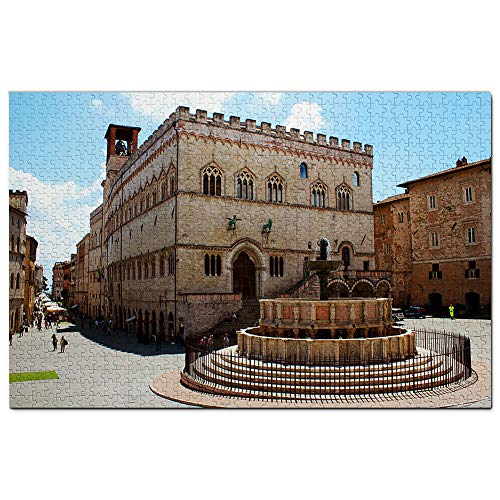 Umbrien Perugia Italien Puzzle 1000 Teile Spiel Kunstwerk Reise Souvenir 38x26CM von AFHMZ