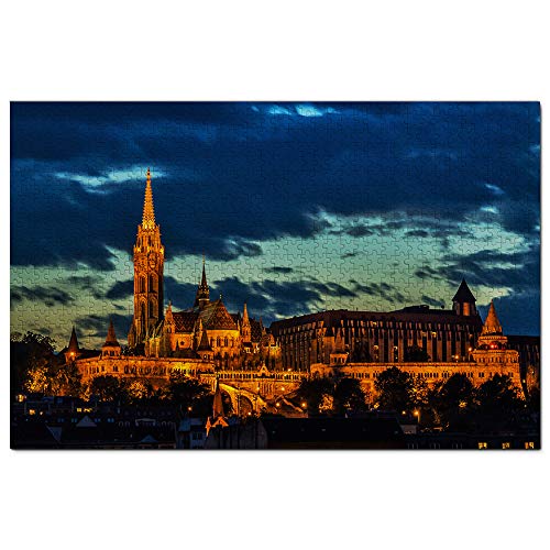 Ungarn Matthiaskirche Budapest Puzzle 1000 Teile Spiel Kunstwerk Reise Souvenir 100x70CM von AFHMZ