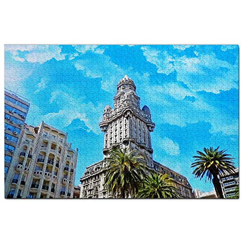 Uruguay-Puzzle, 1000 Teile, Uruguay-Platz, Montevideo, Uruguay-Puzzlespiel, Kunstwerk, Reise-Souvenir, 70 x 50 cm von AFHMZ