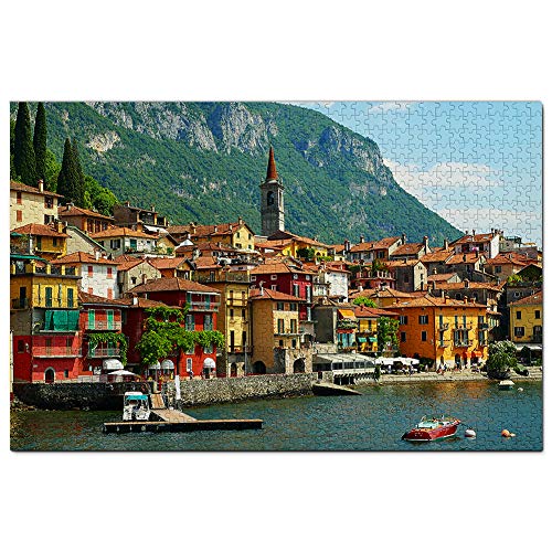 Varenna, Comer See, Italien, Puzzle für Erwachsene, 1000 Teile, Reisegeschenk, Souvenir, 70 x 50 cm von AFHMZ