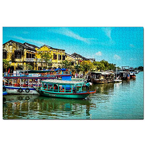 Vietnamesische Altstadt von Hoi An, Puzzle für Erwachsene, 1000 Teile, Reisegeschenk, Souvenir, 70 x 50 cm von AFHMZ