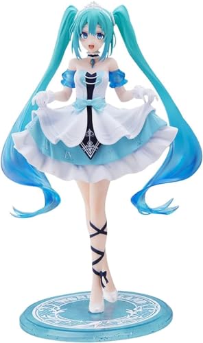 Hatsune Miku Figur, Modell Puppe, Anime, PVC, Modell, Actionfigur, Spielzeug, Ornamente, Büro, Sammlerstück, Geschenk für Kindergeburtstag, 18 cm von AFSC