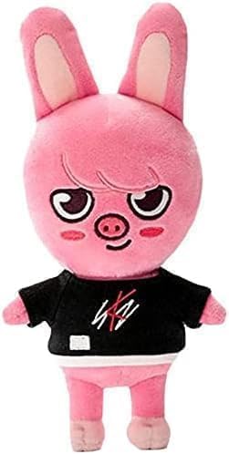 SKZOO Plüschtier Stray Kids Puppe Plüschtier Cartoon Niedlich Wolf Chan Leebit DWAEKKI Jiniret Han Quokka BbokAri PuppyM Foxl.NY Puppe 21 cm (Dwaekki) von AFSC