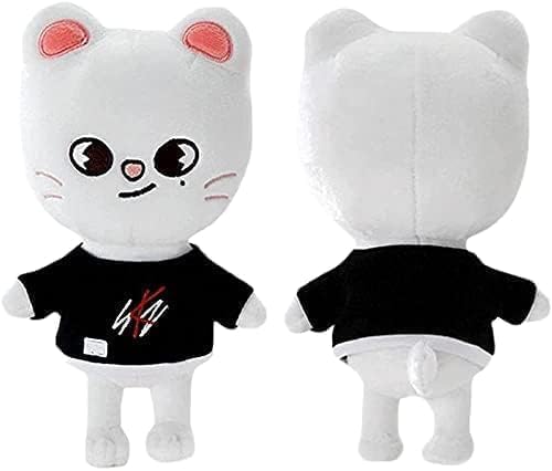 SKZOO Plüschtier Stray Kids Puppe Plüschtier Cartoon Niedlich Wolf Chan Leebit DWAEKKI Jiniret Han Quokka BbokAri PuppyM Foxl.NY Puppe 21 cm (Jiniret) von AFSC