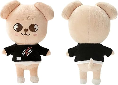 SKZOO Plüschtier Stray Kids Puppe Plüschtier Cartoon Niedlich Wolf Chan Leebit DWAEKKI Jiniret Han Quokka BbokAri PuppyM Foxl.NY Puppe 21 cm (Puppym) von AFSC