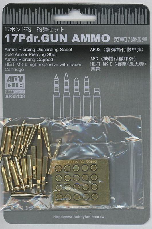 17Pdr. Gun Ammo von AFV-Club