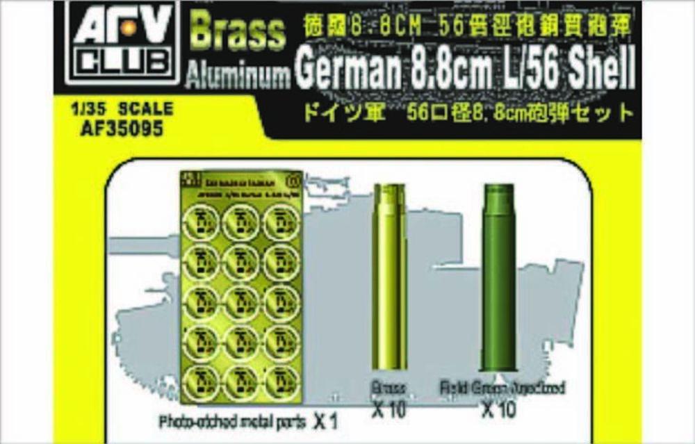 8,8 mm L/56 SHELL CASE von AFV-Club