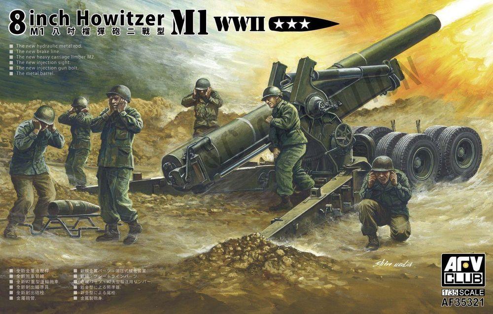 8 inch Howitzer M1 WWII von AFV-Club