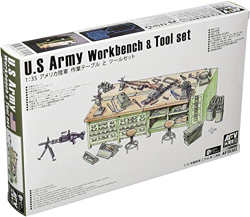 AFV AF35302 U.S. Army Workbench And Tool Set 1/35 von AFV Club