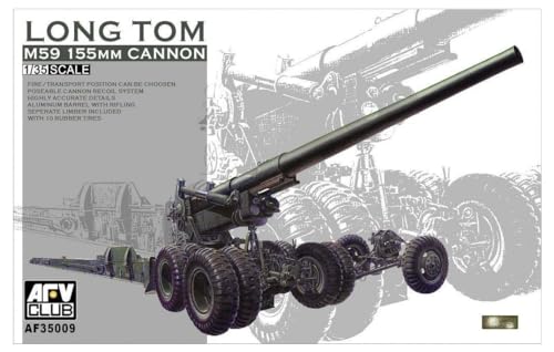 AFV-Club 35009 - Modellbausatz Long Tom Canon, 155 mm von AFV Club