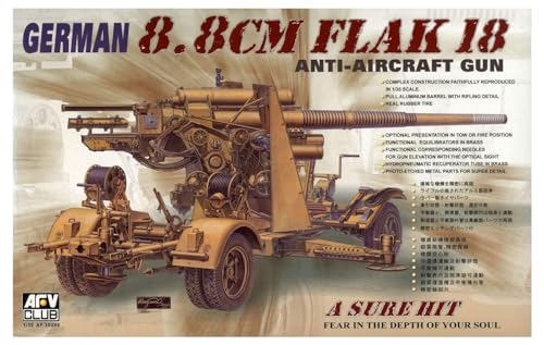 AFV-Club 35088 - Modellbausatz Flak 18, 88 cm von AFV Club