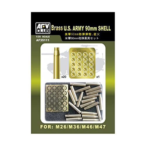 AFV-Club 35111 US Shell Case Metal, Fahrzeuge, 90 mm von AFV Club