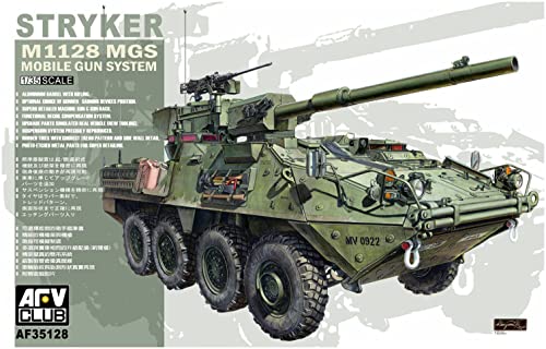 AFV-Club 35128 Stryker W/105MM Gun MGS, Fahrzeuge von AFV Club