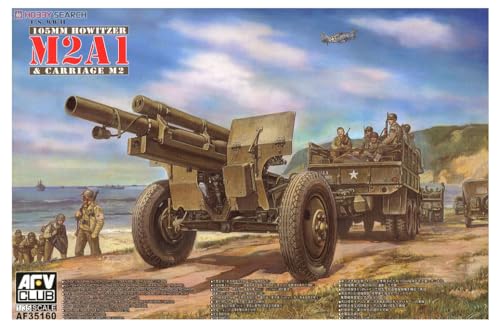 AFV-Club 35160 Howitzer M2A1 Carriage M2, Fahrzeuge, 105 mm von AFV Club