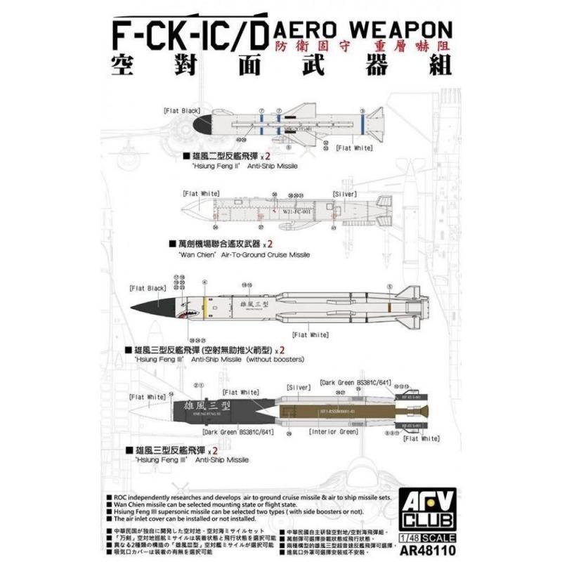 F-CK-IC/D Aero Weapons von AFV-Club