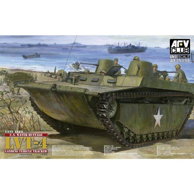 LVT-4 U.S. Water Buffalo, landing Vehicle Tracked,Late Type von AFV-Club