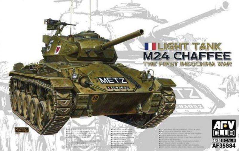 M24 Chaffee Light Tank the First Indochi von AFV-Club