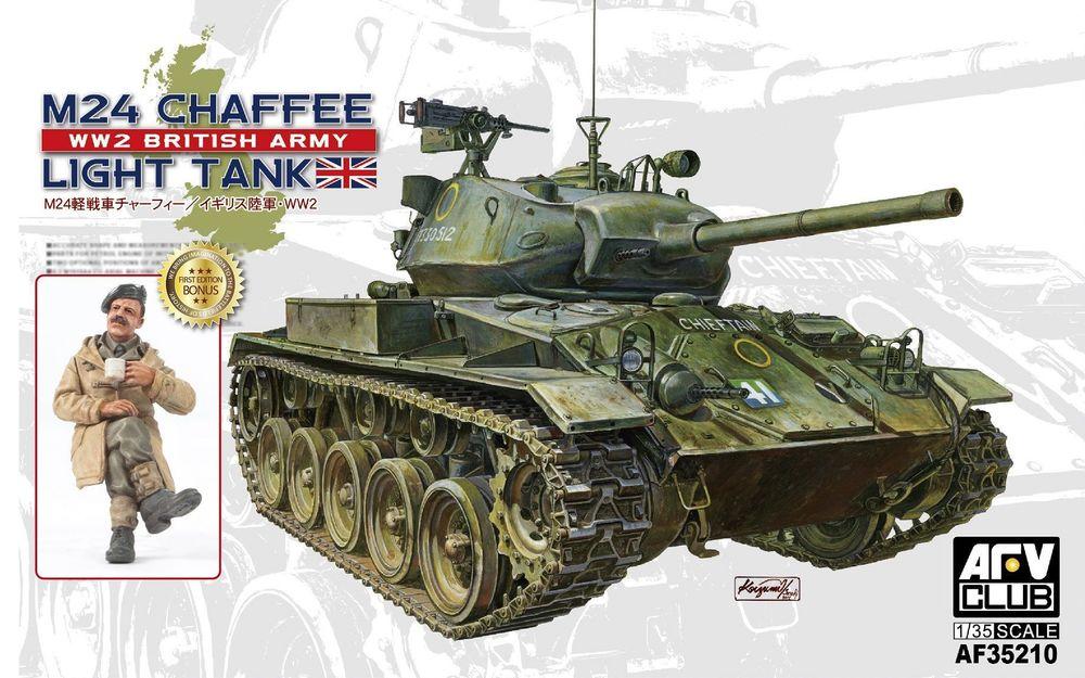 M24 Chaffee tank WW 2 British Army version von AFV-Club