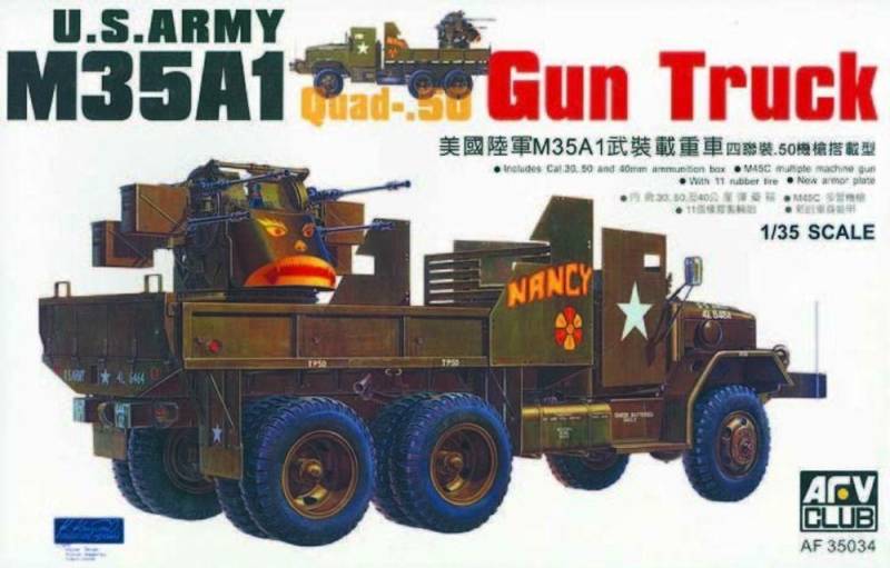 M35 GUN TRUCK VIETNAM von AFV-Club