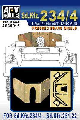 METAL SHIELD SDKFZ 234/4 von AFV-Club