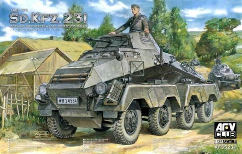 Sd. Kfz. 231 early type von AFV-Club