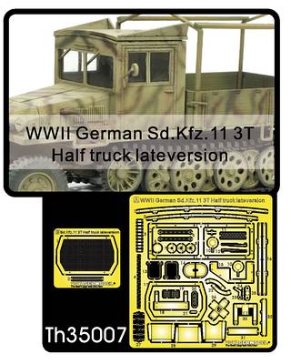 Set for Sd.Kfz.11 3t Half Truck (late) von AFV-Club