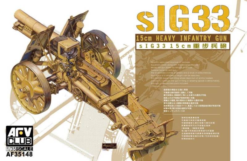 SiG33 15cm Heavy Infantry gun von AFV-Club