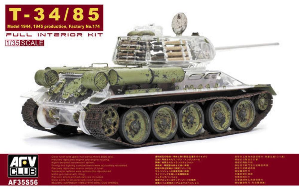 T-34/85 Factory 174 with trans. turret von AFV-Club