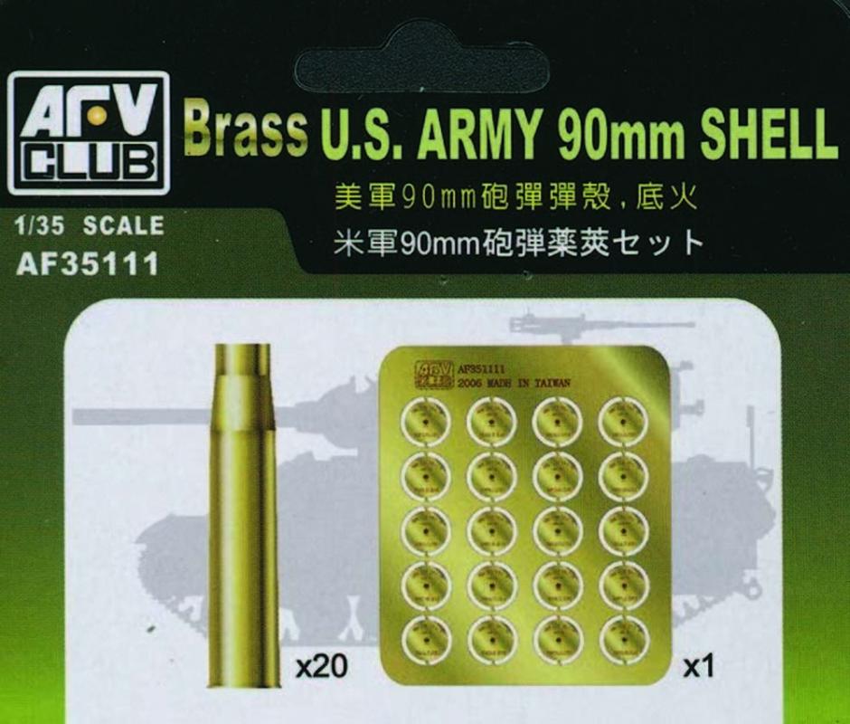 US 90 mm SHELL CASE (METAL) von AFV-Club