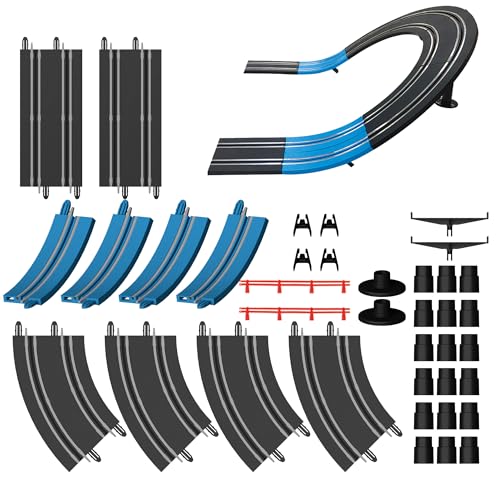 AGM MASETCH Erweiterungsset #3-38 Stück Track Expansion Zubehör Pack - Zur Verwendung mit AGM MASETCH 1:64 Slot Car Racetrack Systems von AGM MASTECH