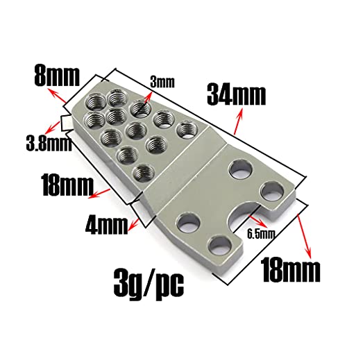 AGONEIR 1 Set Fernbedienung Simulierte Auto Modell Auto Teile SCX10 D90 von AGONEIR