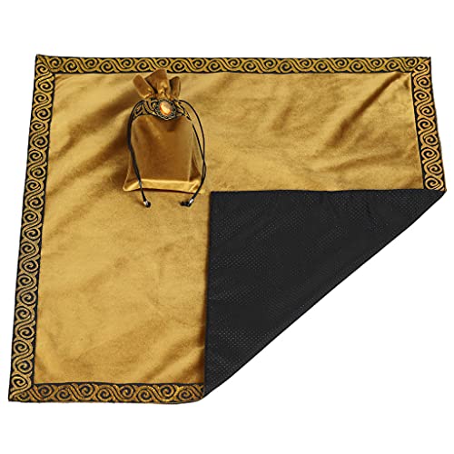 AGONEIR Divination Tischdecke Brettspielkarten Tasche Brettkarten Pad Spieltuch Brettspielzubehör Aufbewahrungstasche von AGONEIR